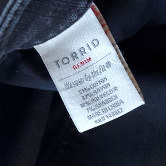 Torrid Denim jeans plus size 18R - Picture 5 of 13